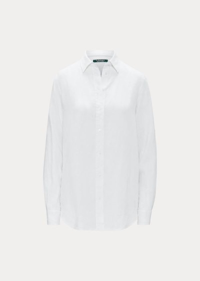 Women's Ralph Lauren Linen Shirts | 357910EJW